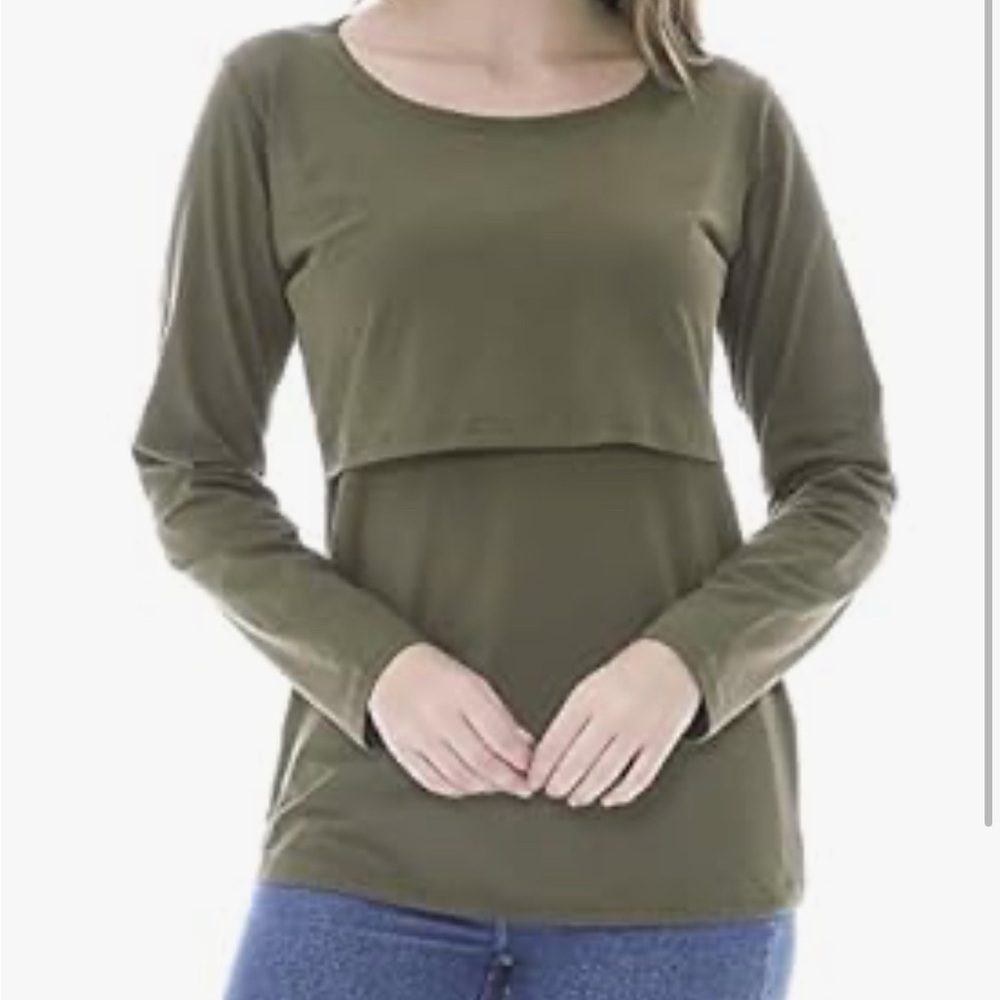 NWT Smallshow Women’s Maternity Breastfeeding Top Size M